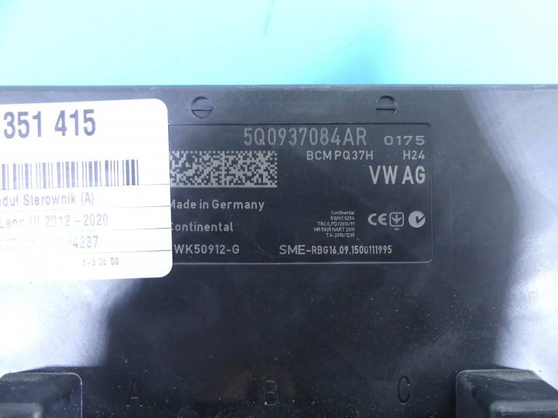 Блок комфорту BSI Seat Leon 5Q0937084AR — фото деталі 3