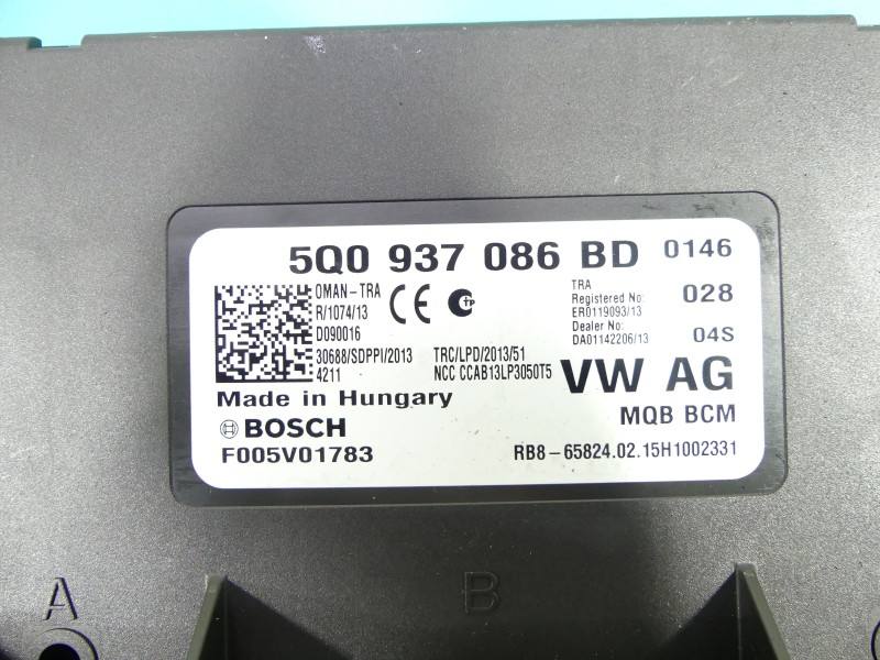 Блок комфорту BSI Volkswagen Passat B8 5Q0937086BD — фото деталі 5