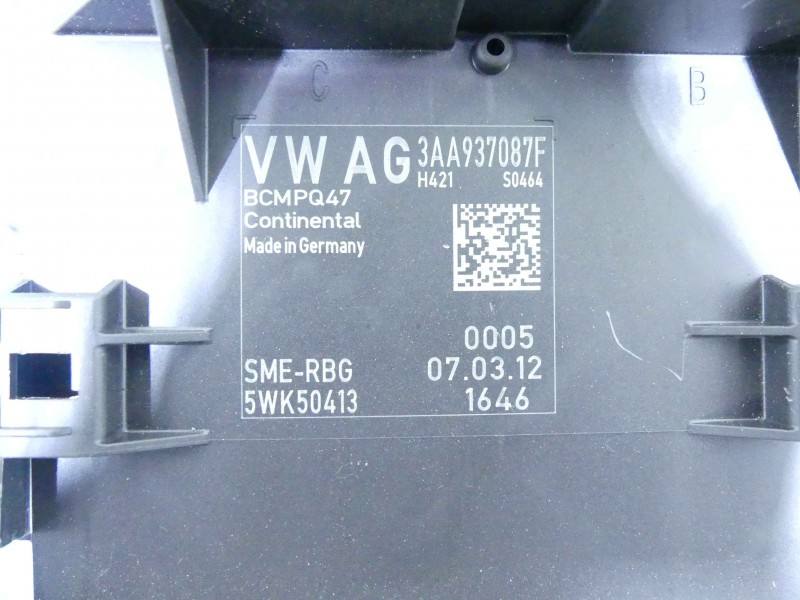 Блок комфорту BSI Volkswagen Passat B7 3AA937087F — фото деталі 3