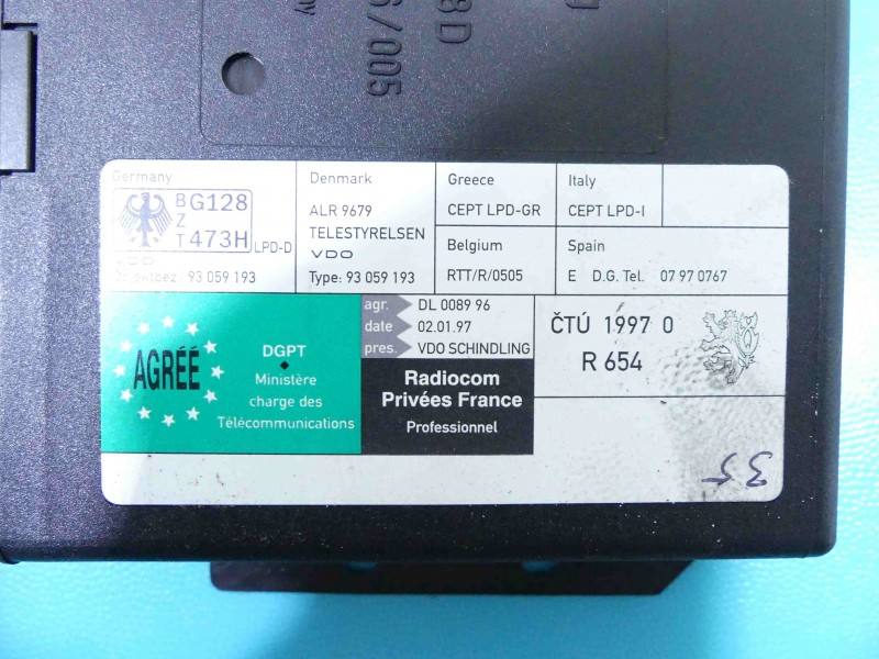 Блок комфорту BSI Audi A6 C5 93059193 — фото деталі 4