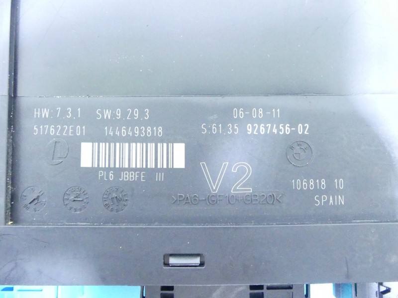 Блок комфорту BSI BMW 5 F10 9267456 — фото деталі 3