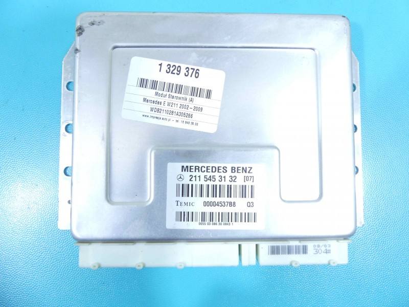 Блок комфорту BSI Mercedes E W211 2115453132 — фото деталі 2
