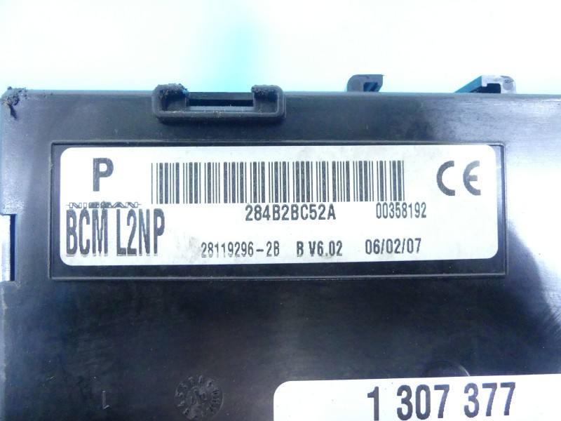 Блок комфорту BSI Nissan Note 28119296-2B — фото деталі 4