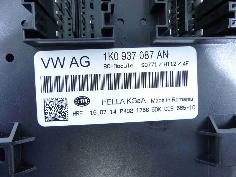 Блок комфорту BSI Skoda Superb 2 1K0937087AN — фото деталі 3