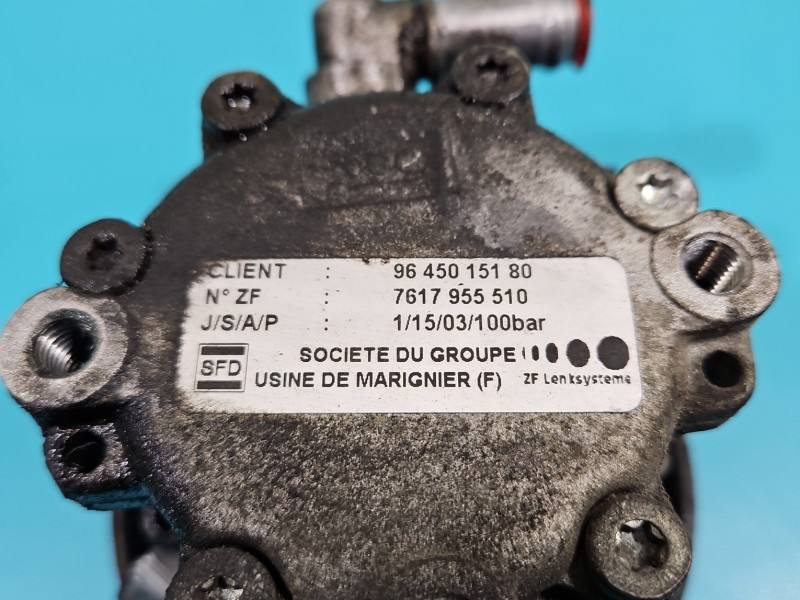 Насос ГУР / Рульова колонка Fiat Ulysse 9645015180 — фото деталі 6
