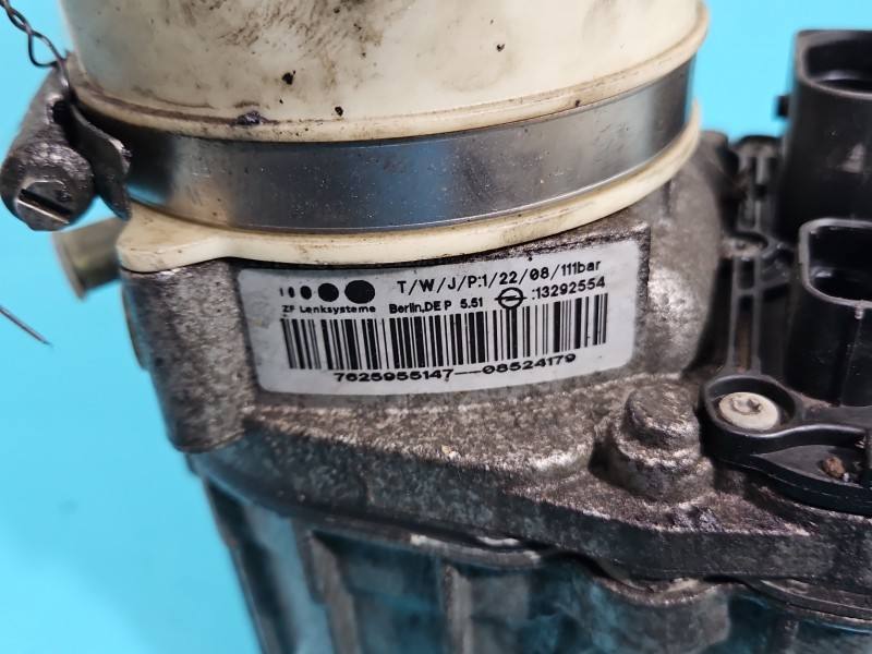 Насос ГУР / Рульова колонка Opel Astra H 13292554 — фото деталі 7