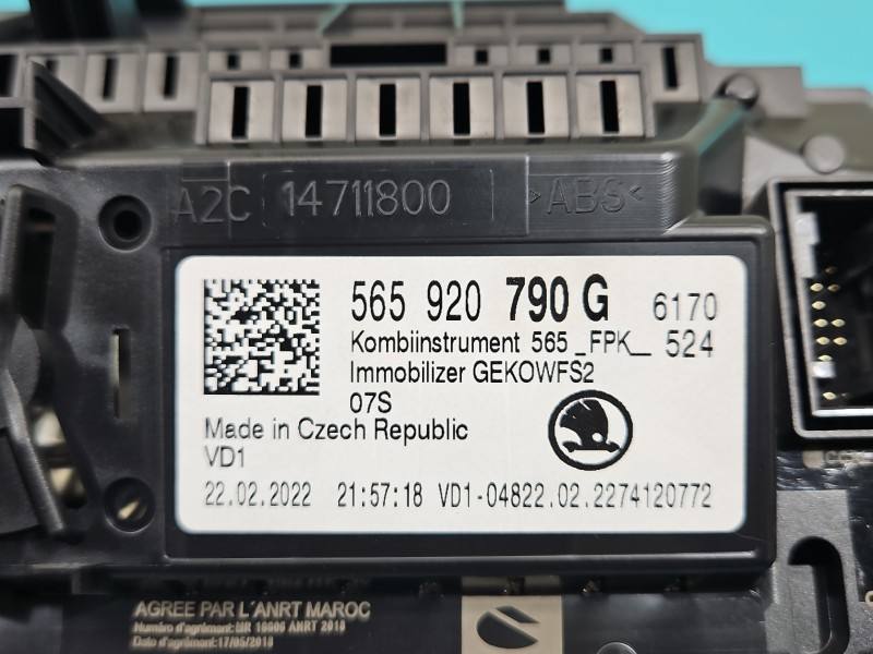 Щиток приборов Skoda Kodiaq 565920790G — фото детали 4