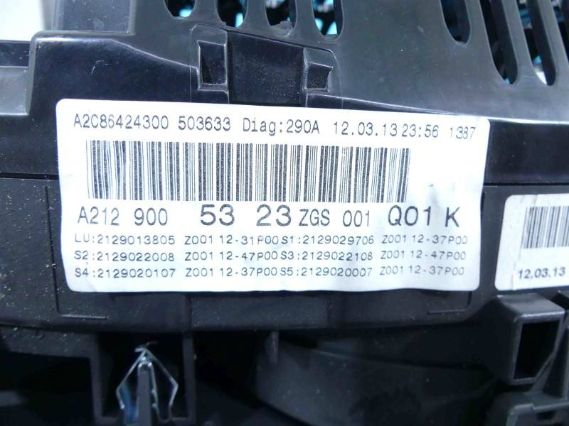 Щиток приборов Mercedes E W212 A2129005323 — фото детали 3