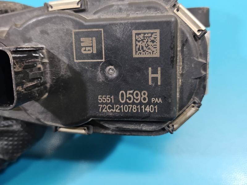 Дросельна заслінка Opel Astra K 55510598 — фото деталі 7