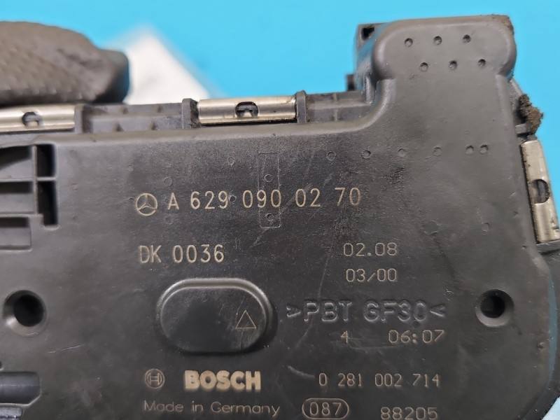 Дросельна заслінка Mercedes ML W164 0281002714 — фото деталі 5
