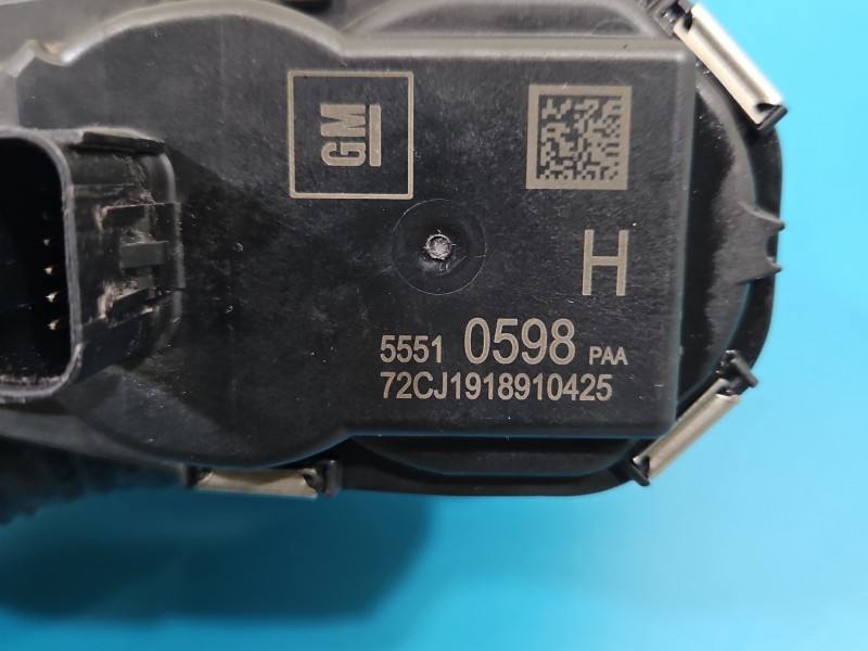 Дросельна заслінка Opel Astra K 55510598 — фото деталі 7