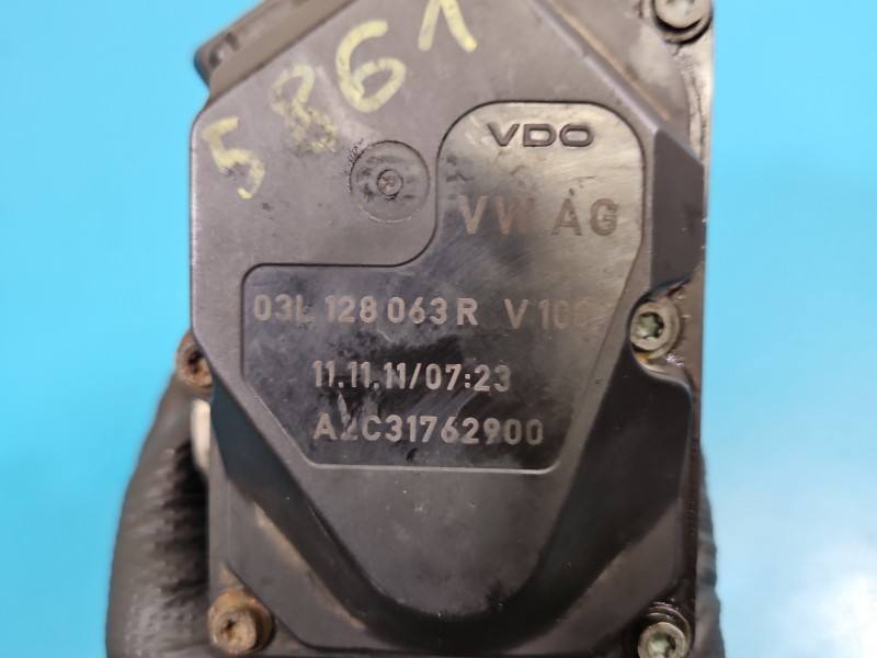 Дросельна заслінка Volkswagen Passat B7 03L128063R — фото деталі 8