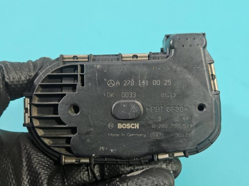 Дросельна заслінка Mercedes GL X166 A2781410025 — фото деталі 8