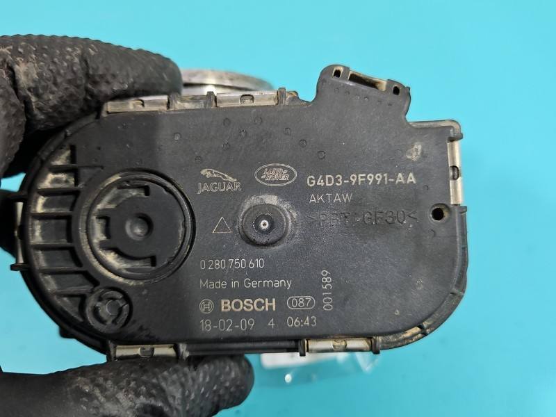 Дросельна заслінка Land Rover Range Rover G4D3-9F991-AA — фото деталі 8