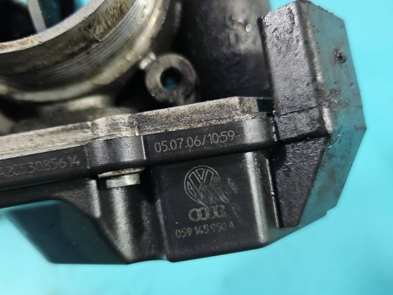 Дросельна заслінка Audi A6 C6 059145950A — фото деталі 11