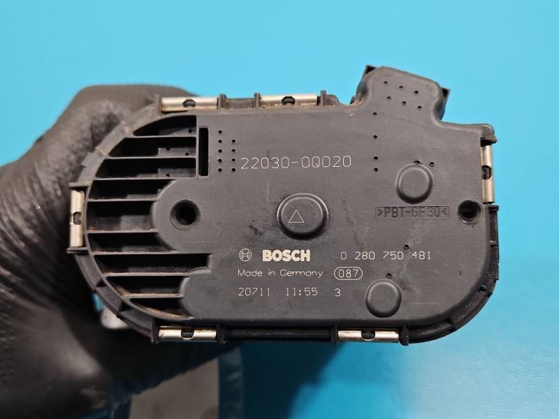 Дросельна заслінка Toyota Yaris 3 0280750481 — фото деталі 7