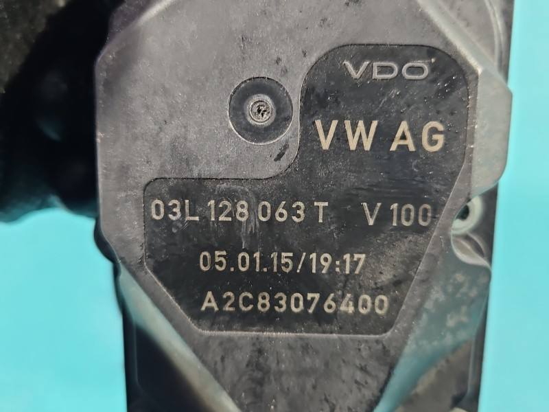 Дросельна заслінка Volkswagen Sharan 03L128063T — фото деталі 7