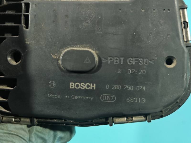 Дросельна заслінка Mercedes C W203 0280750074 — фото деталі 5