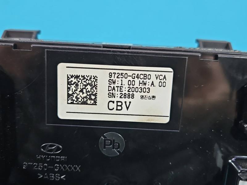 Блок керування пічкою клімат Hyundai I30 97250-G4CB0 — фото деталі 8