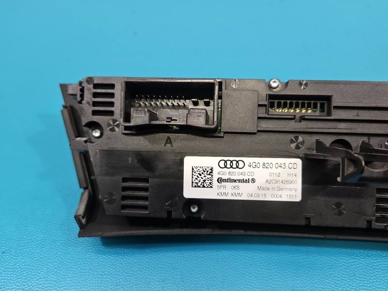 Блок керування пічкою клімат Audi A6 C7 4G0820043CD — фото деталі 7