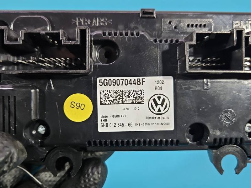 Блок керування пічкою клімат Volkswagen Touran 5G0907044BF — фото деталі 8