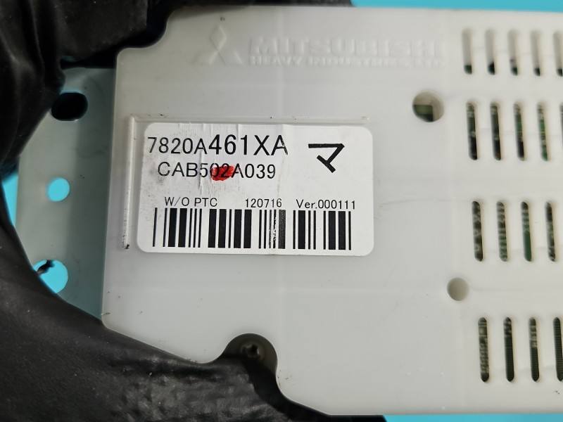 Блок керування пічкою клімат Mitsubishi Outlander 7820A461XA — фото деталі 6