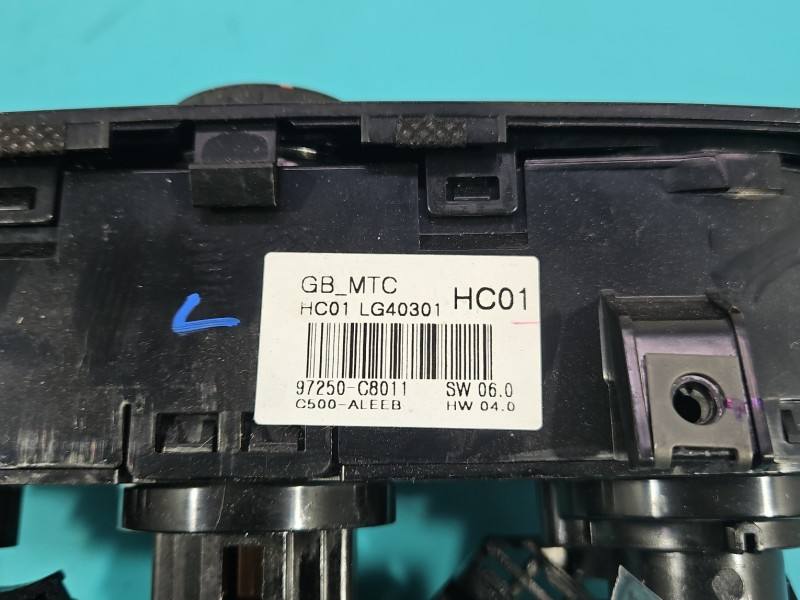 Блок керування пічкою клімат Hyundai I20 97250-C8011 — фото деталі 5