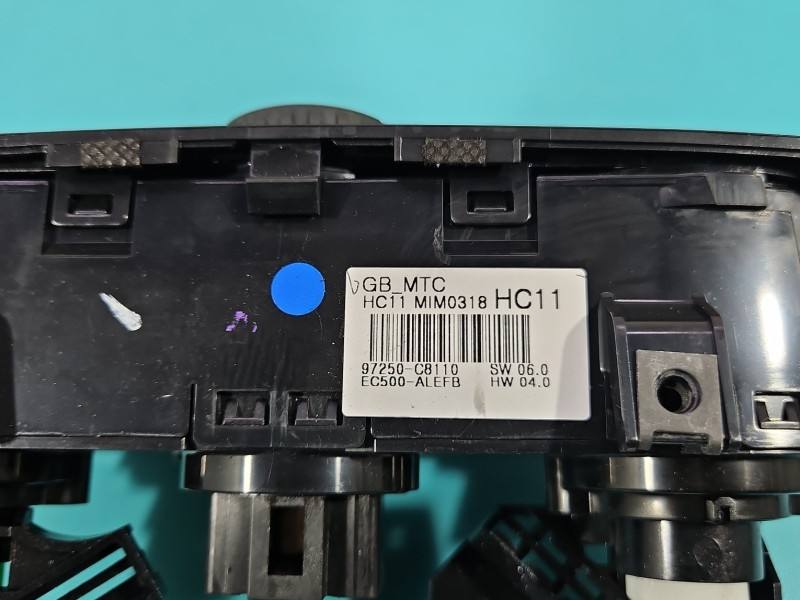 Блок керування пічкою клімат Hyundai I20 97250-C8110 — фото деталі 5
