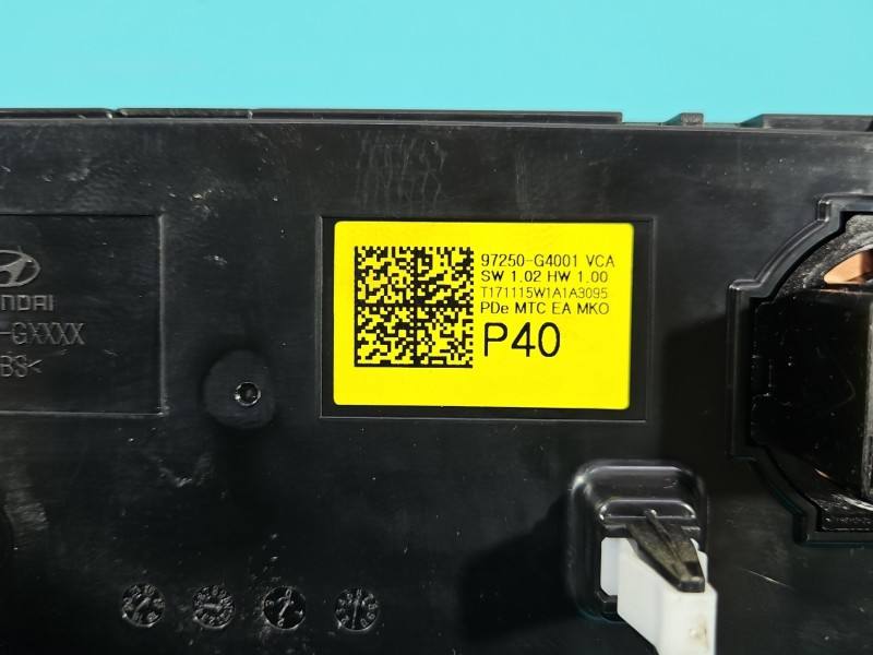 Блок керування пічкою клімат Hyundai I30 97250-G4001 — фото деталі 8