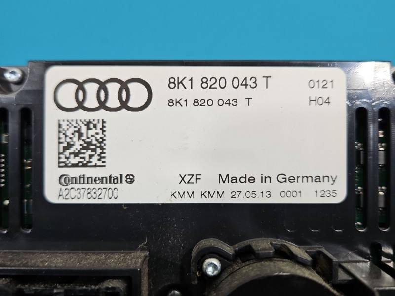 Блок керування пічкою клімат Audi Q5 8K1820043T — фото деталі 5