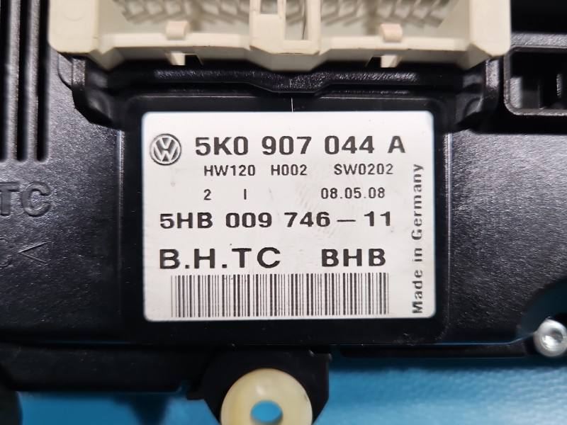 Блок керування пічкою клімат Volkswagen Passat CC 5K0907044A — фото деталі 7