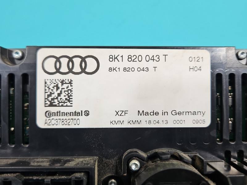 Блок керування пічкою клімат Audi Q5 8K1820043T — фото деталі 5