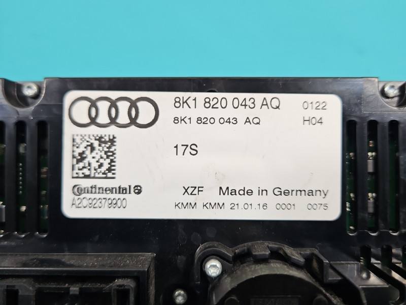 Блок керування пічкою клімат Audi Q5 8K1820043AQ — фото деталі 6