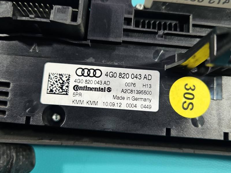Блок керування пічкою клімат Audi A6 C7 4G0820043AD — фото деталі 8