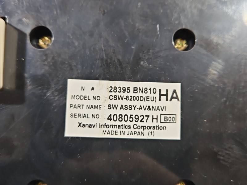 Блок керування пічкою клімат Nissan Almera 40805927H — фото деталі 4