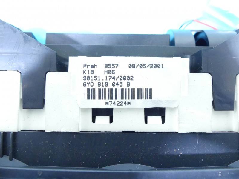 Блок керування пічкою клімат Skoda Fabia 1 6Y0819045B — фото деталі 4