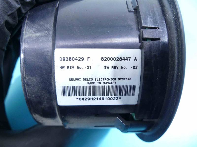 Блок керування пічкою клімат Renault Espace 8200028447A — фото деталі 6