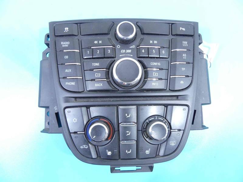 Блок керування пічкою клімат Opel Astra J 13360103 — фото деталі 2