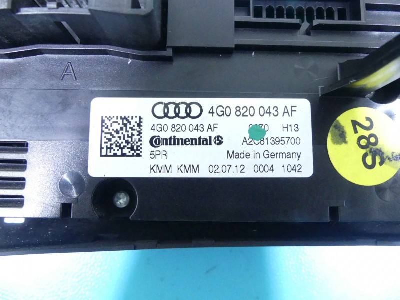 Блок керування пічкою клімат Audi A6 C7 4G0820043AF — фото деталі 4