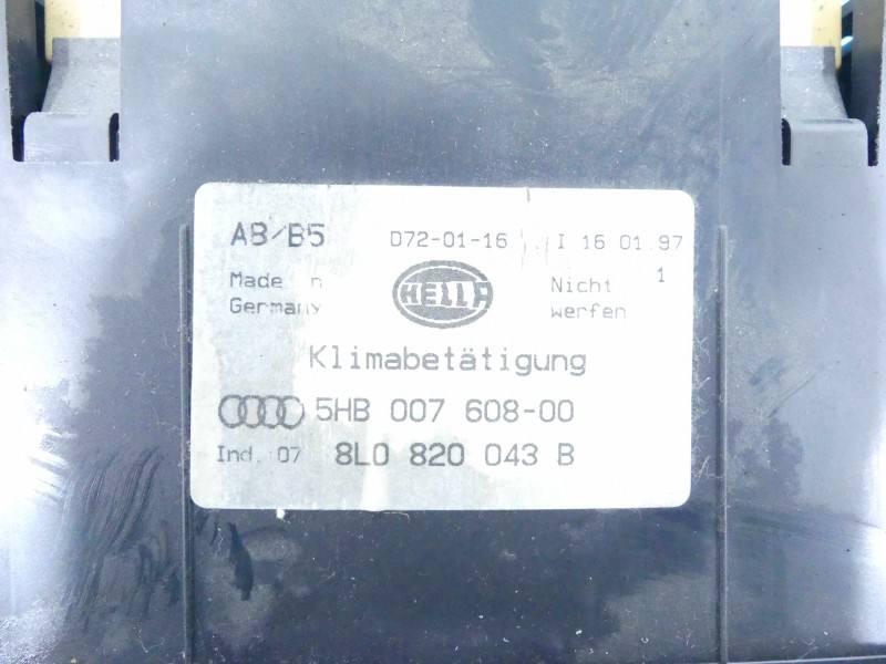 Блок керування пічкою клімат Audi A3 8L 8L0820043B — фото деталі 4