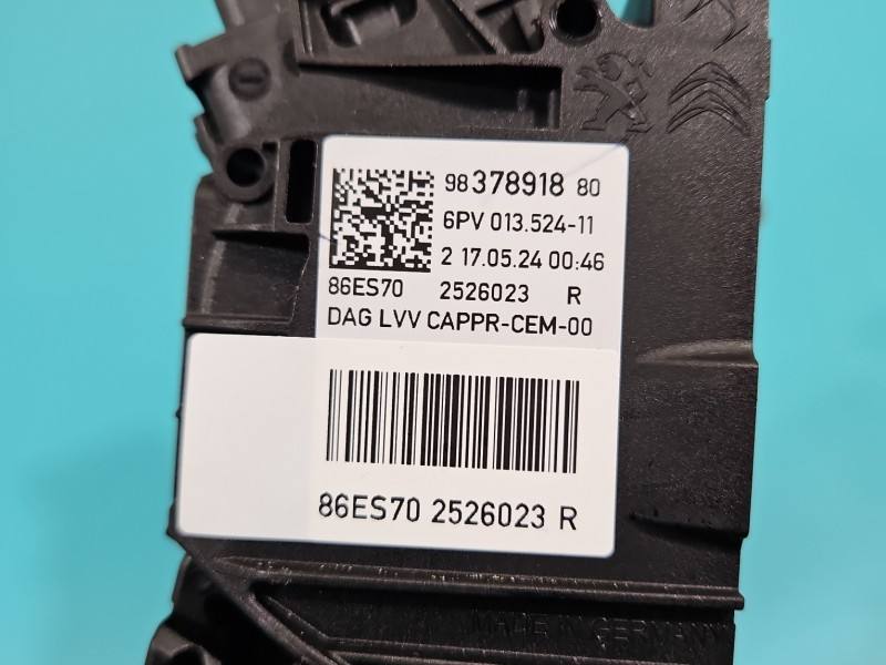 Педаль газа потенциометр Opel Mokka 9837891880 — фото детали 4