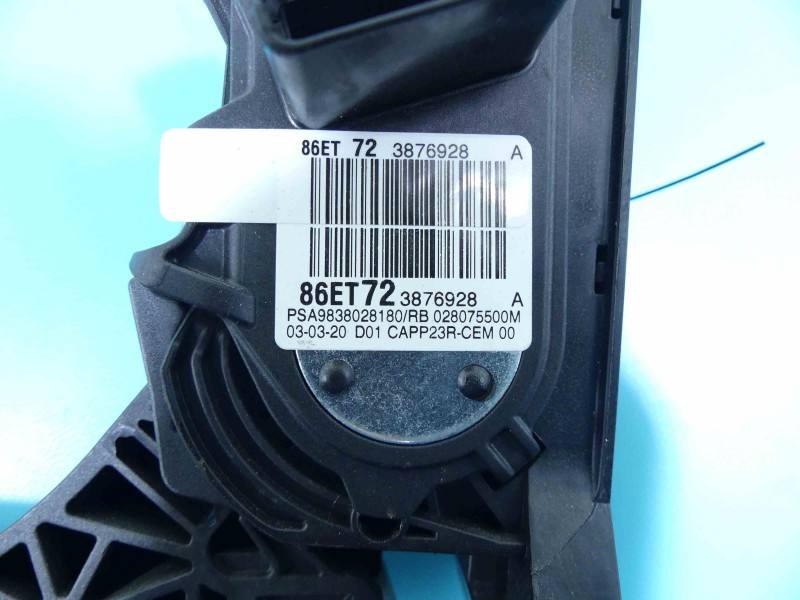 Педаль газу потенціометр Toyota Proace City 86ET723876928 — фото деталі 3