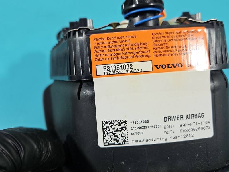 Подушка безопасности Airbag Volvo S60 P31351032 — фото детали 6
