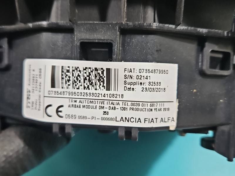Подушка безпеки Airbag Fiat Ducato 07354879950 — фото деталі 5