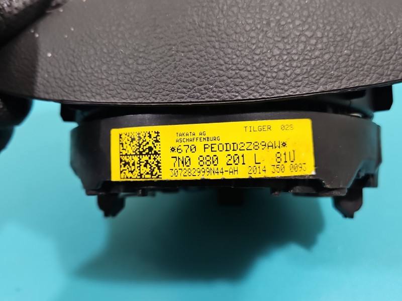 Подушка безопасности Airbag Volkswagen Sharan 7N0880201L — фото детали 4