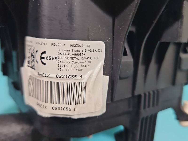 Подушка безопасности Airbag Peugeot 3008 986293129 — фото детали 7