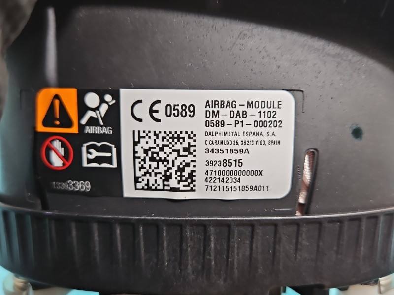 Подушка безопасности Airbag Opel Insignia 34332617A — фото детали 4