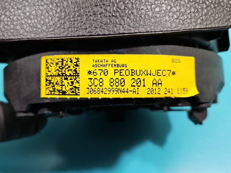 Подушка безпеки Airbag Volkswagen Passat CC 3C8880201AA — фото деталі 5