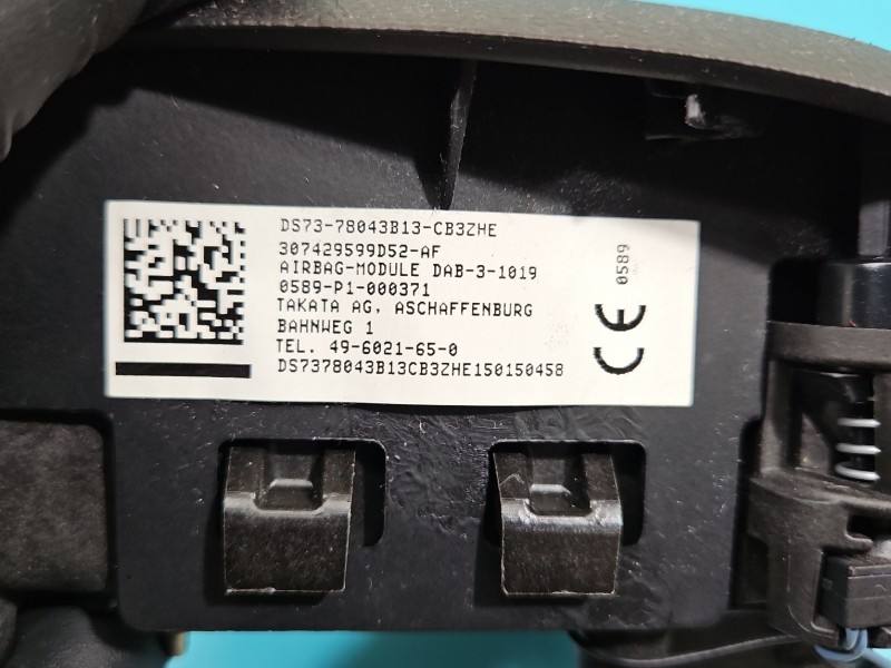 Подушка безопасности Airbag Ford Mondeo DS73-78043B13-CB3ZHE — фото детали 9