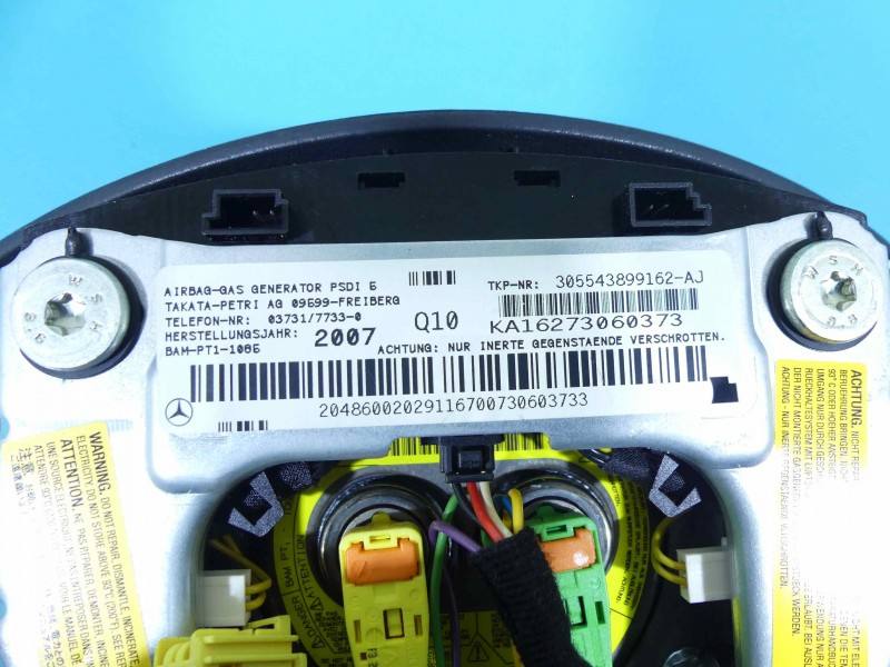 Подушка безпеки Airbag Mercedes C W204 30554389162 — фото деталі 4